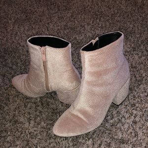 Blush Pink Booties - Lulus